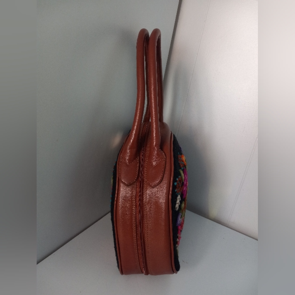 Peruvian Shoulder Bag Collection Handcrafted Flor… - image 3